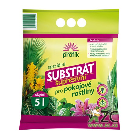 Substrát pro pokojové rostl. supres.5l