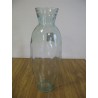 Váza sklo 40x15cm čirá