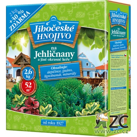 Jihočeské hnojivo Jehličnany 2 kg